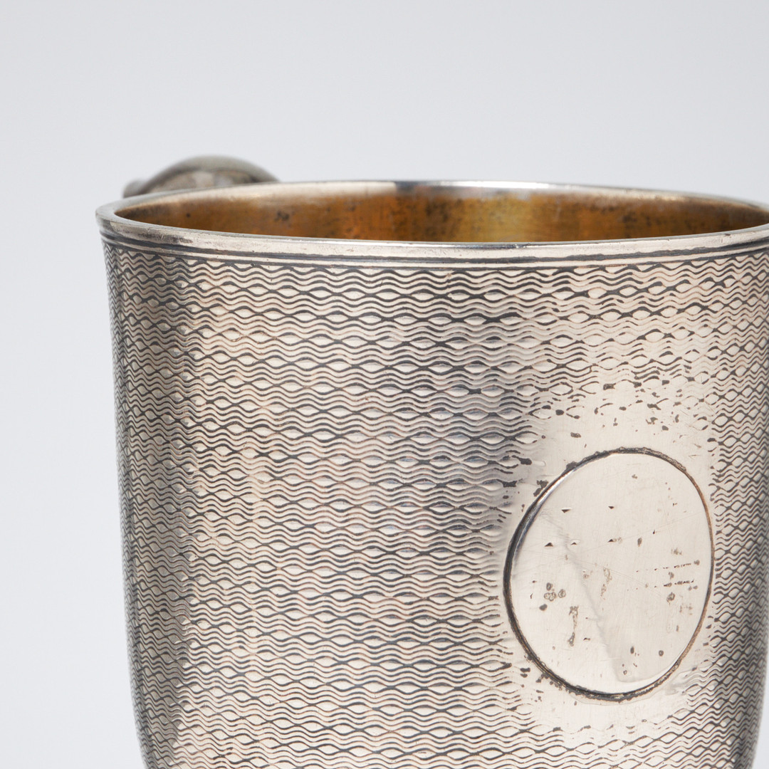CHARLES FREDERICK HANCOCK. Mugg, Silver, London, 1884.