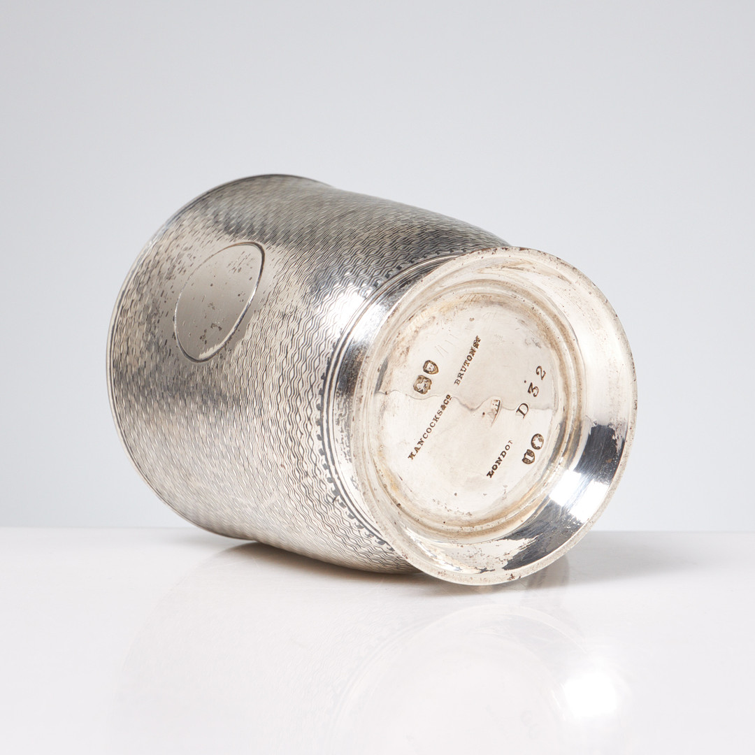 CHARLES FREDERICK HANCOCK. Mugg, Silver, London, 1884.