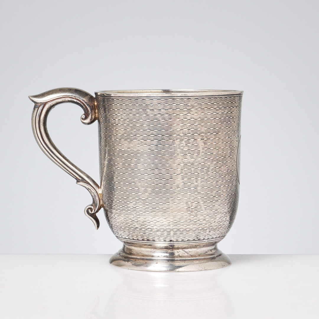 CHARLES FREDERICK HANCOCK. Mugg, Silver, London, 1884.