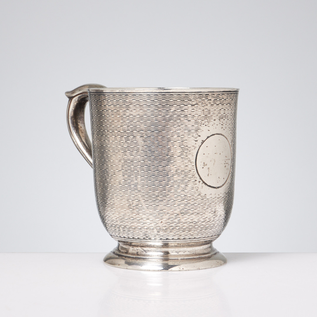 CHARLES FREDERICK HANCOCK. Mugg, Silver, London, 1884.