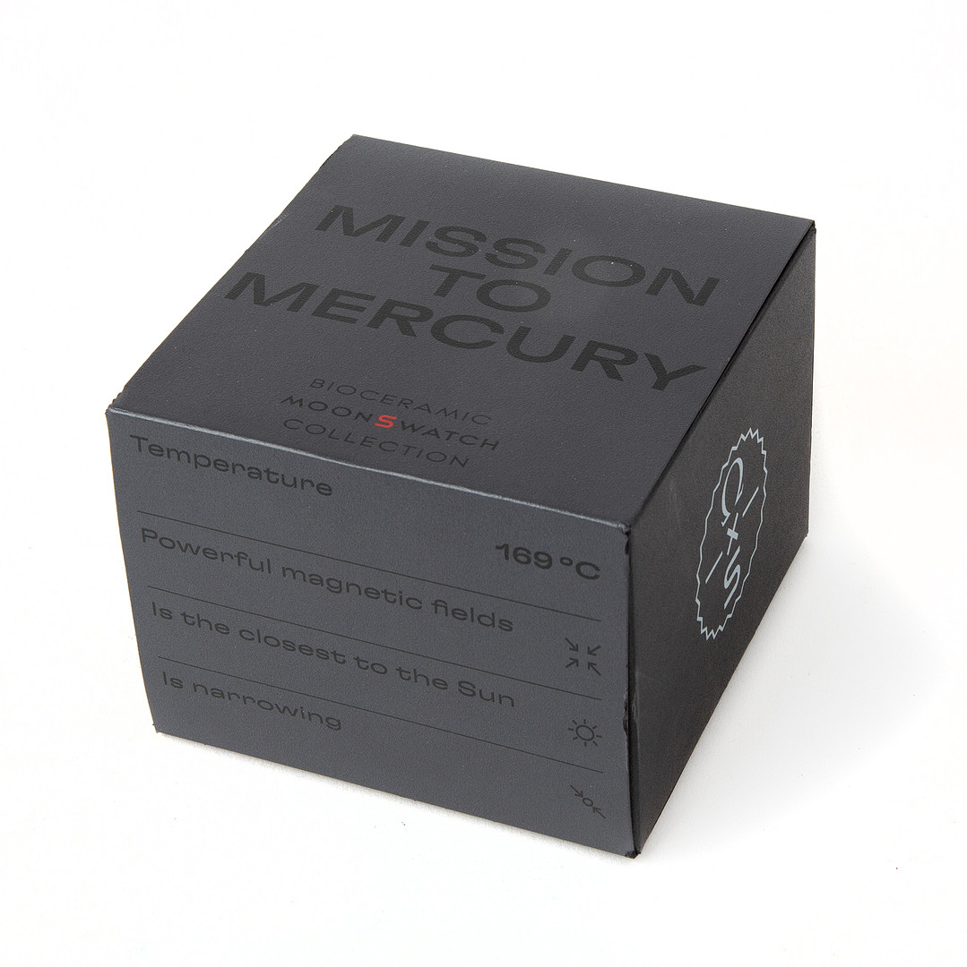 OMEGA X SWATCH, armbandsur, Mission to mercury, bioceramic, 2023.