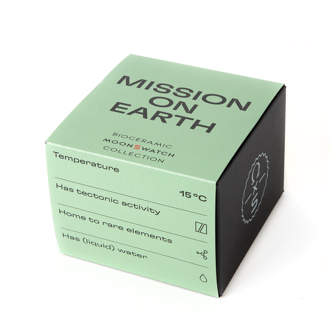 OMEGA X SWATCH, armbandsur, Mission on earth, bioceramic, 2023.
