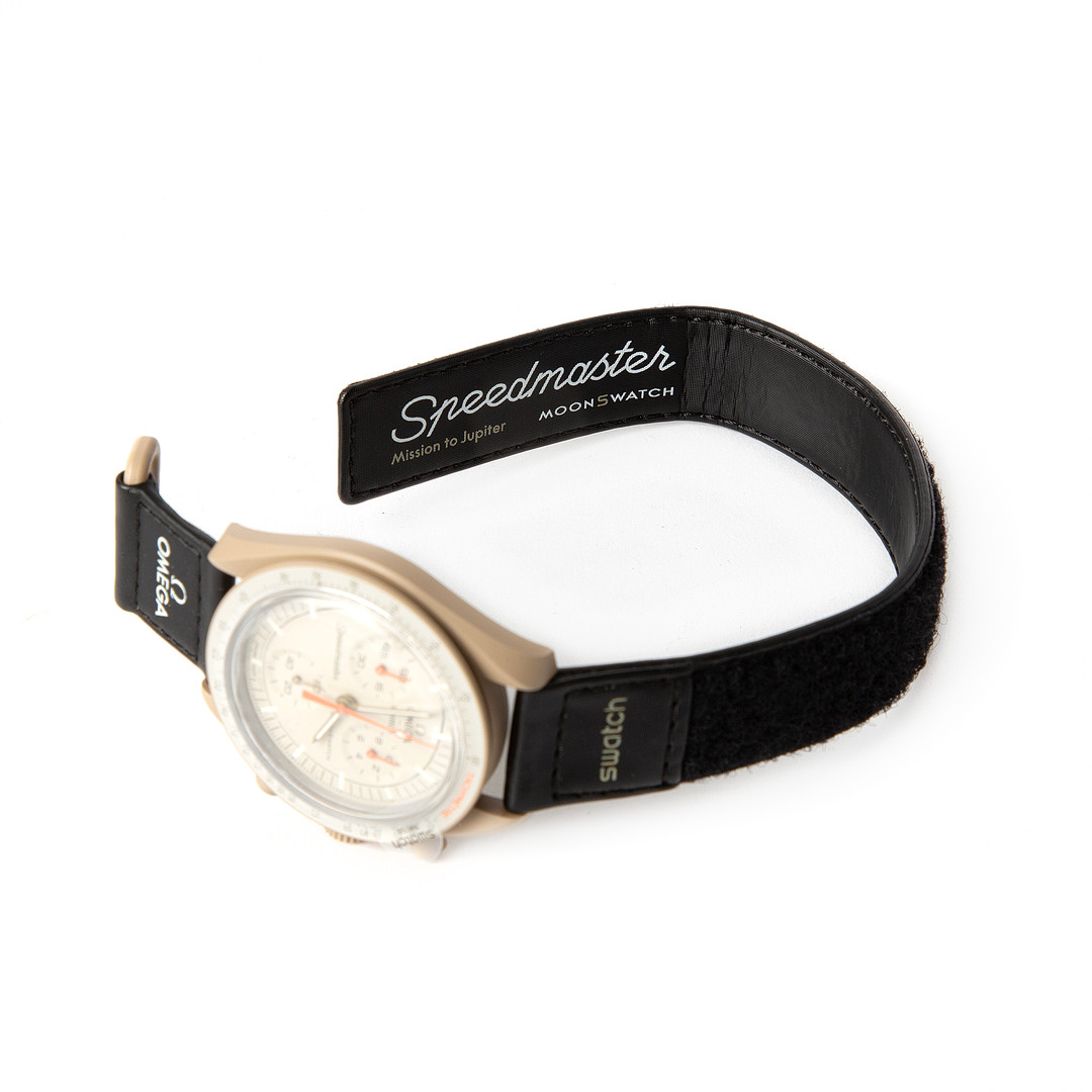 OMEGA X SWATCH, armbandsur, Mission to jupiter, bioceramic, 2023.