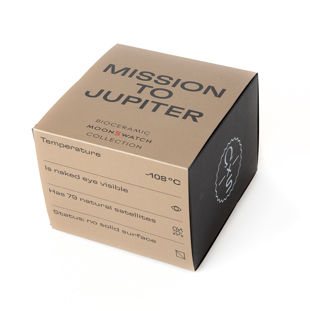 OMEGA X SWATCH, armbandsur, Mission to jupiter, bioceramic, 2023.