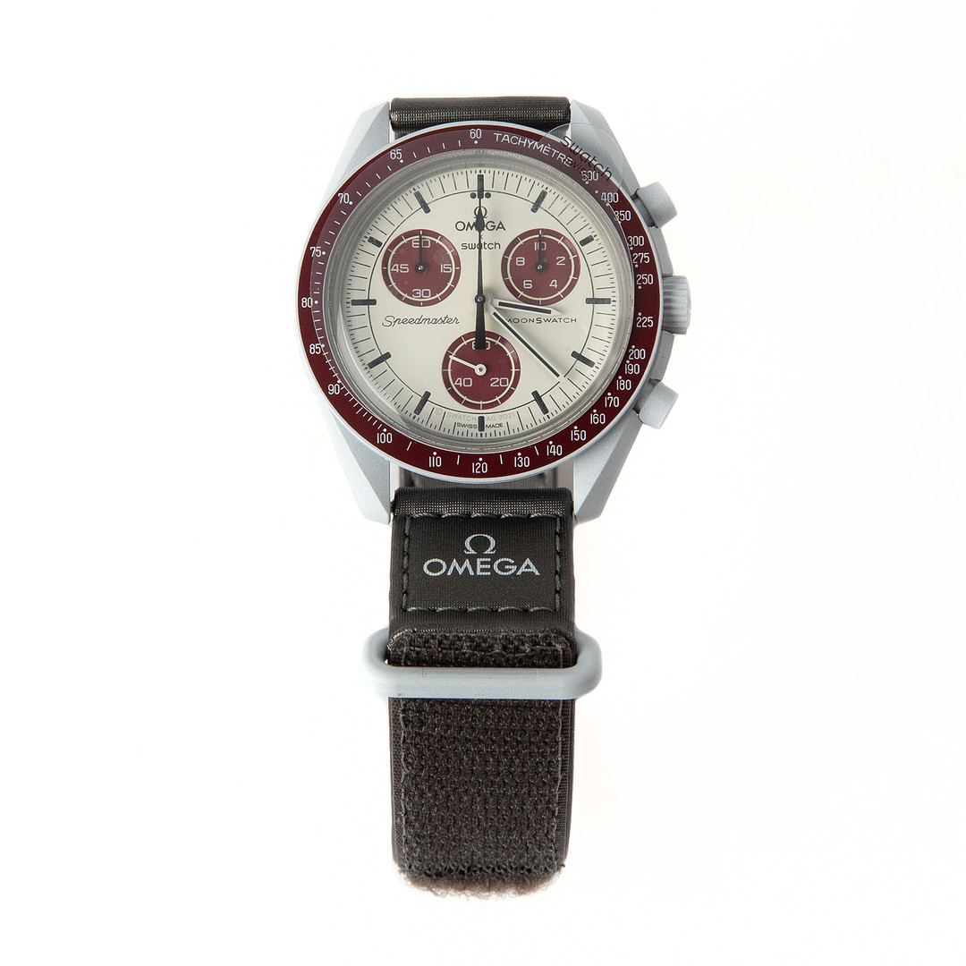 OMEGA X SWATCH, armbandsur, Mission to pluto, bioceramic, 2023.