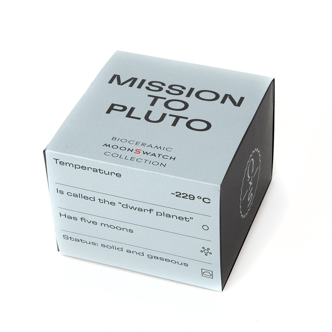 OMEGA X SWATCH, armbandsur, Mission to pluto, bioceramic, 2023.