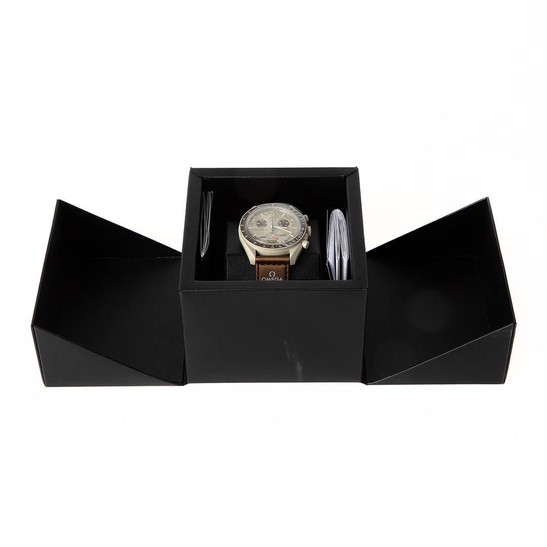 OMEGA X SWATCH, armbandsur, Mission to saturn, bioceramic, 2023.