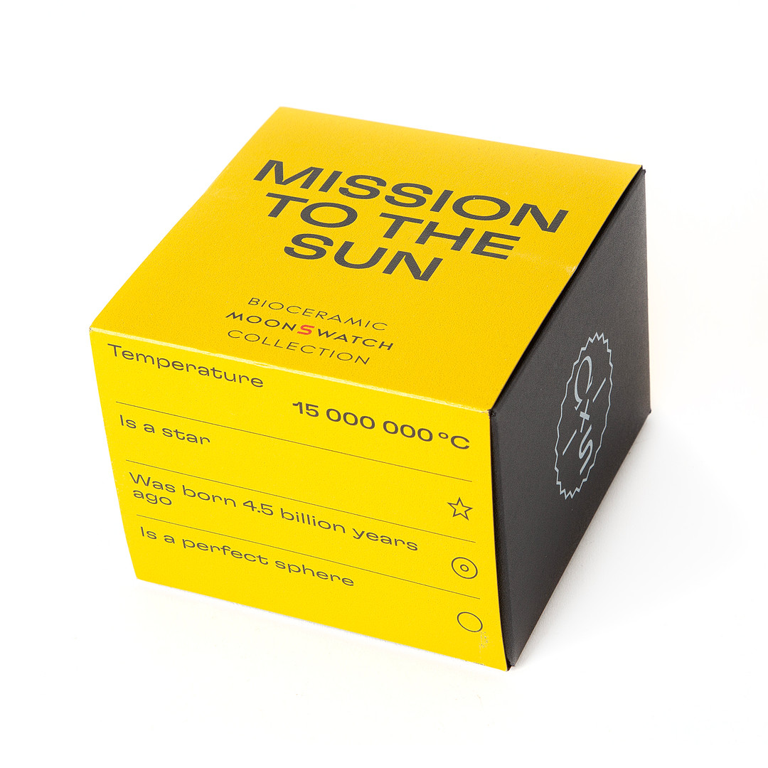 OMEGA X SWATCH, armbandsur, Mission to the sun, bioceramic, 2023.