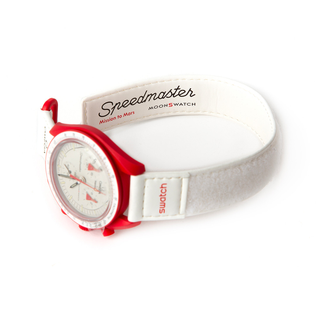 OMEGA X SWATCH, armbandsur, Mission to mars, bioceramic, 2023.