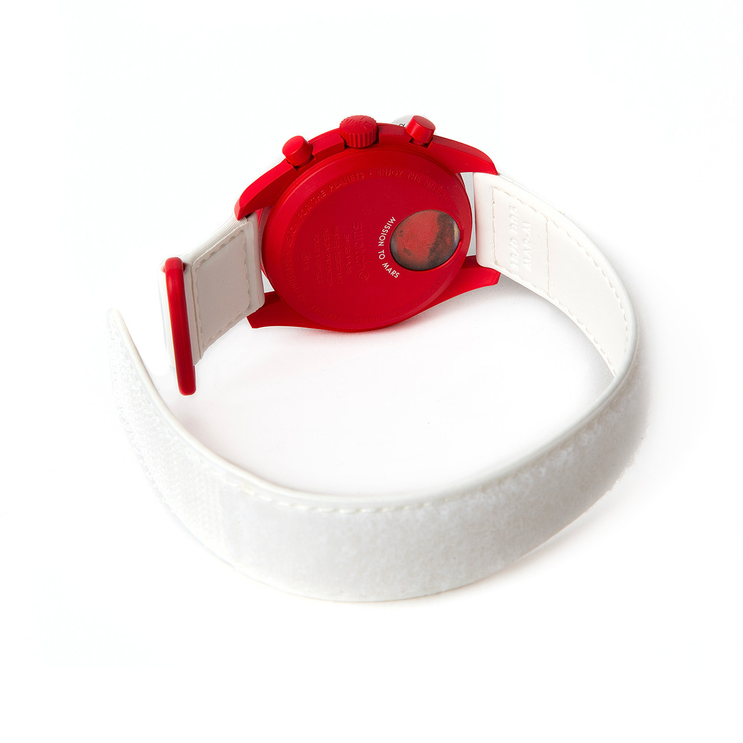 OMEGA X SWATCH, armbandsur, Mission to mars, bioceramic, 2023.