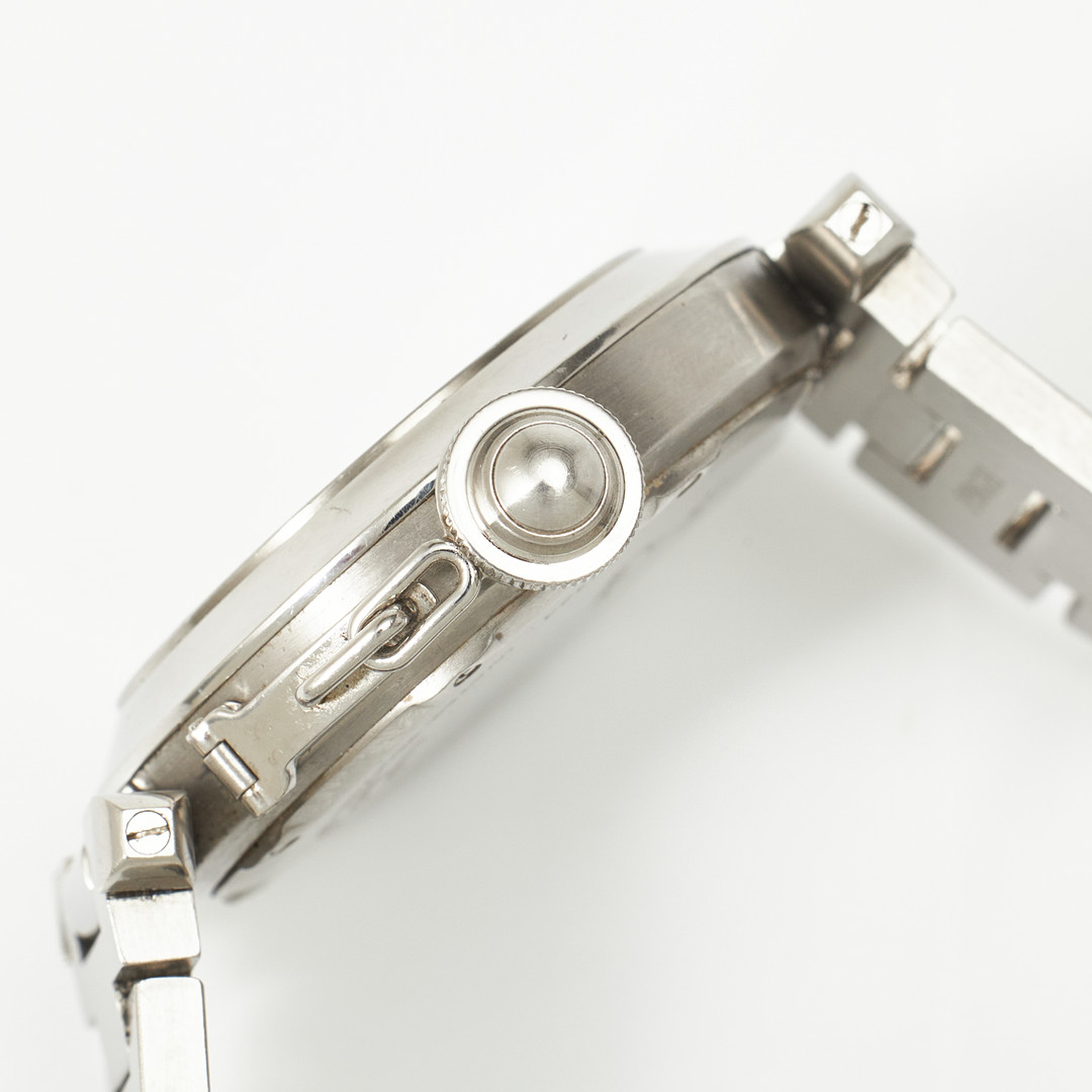 CARTIER, armbandsur, Pasha, stål.