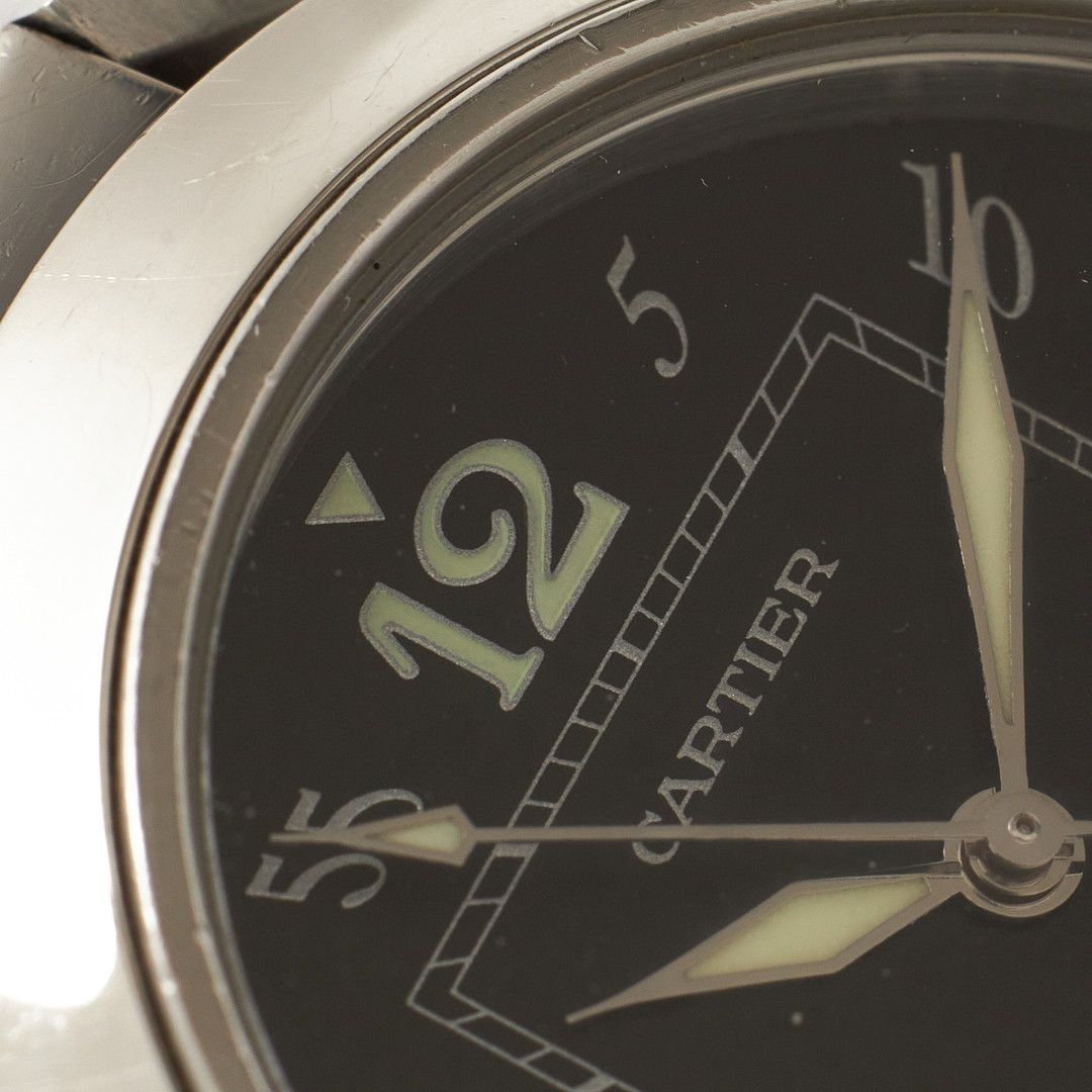 CARTIER, armbandsur, Pasha, stål.