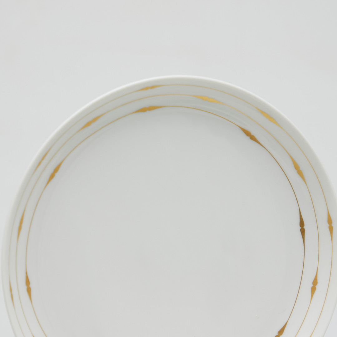 TAPIO WIRKKALA. für Rosenthal studio-line, 33-teiliges Kaffeeservice, Modell 'Century Gold' zum 100-jährigen Jubiläum, Porzellan, 1979, Deutschland (33).