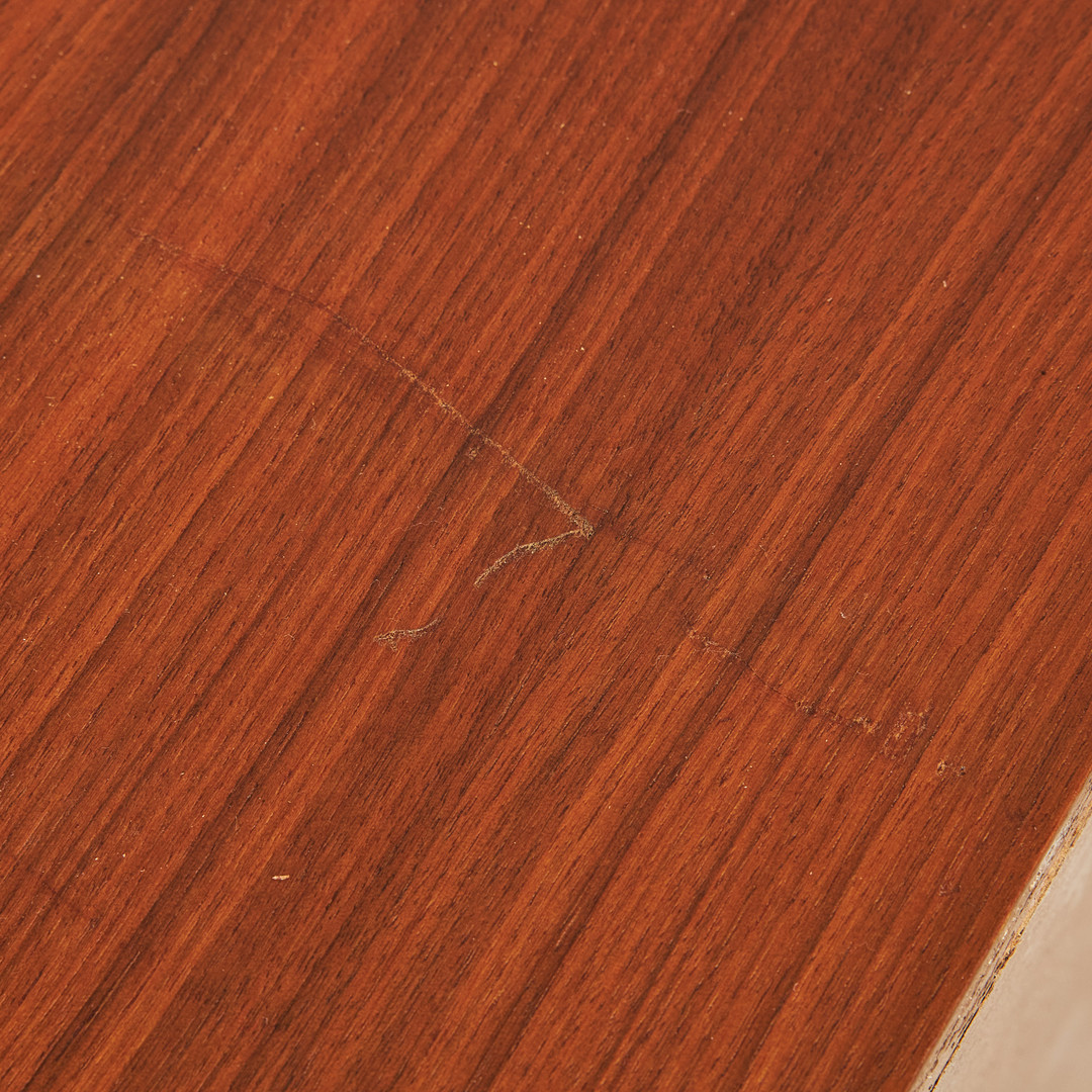 SIDEBOARD / SKÄNK, teak/valnöt, 2 lådor samt skåpdel, 1950/1960-tal, Ulferts.