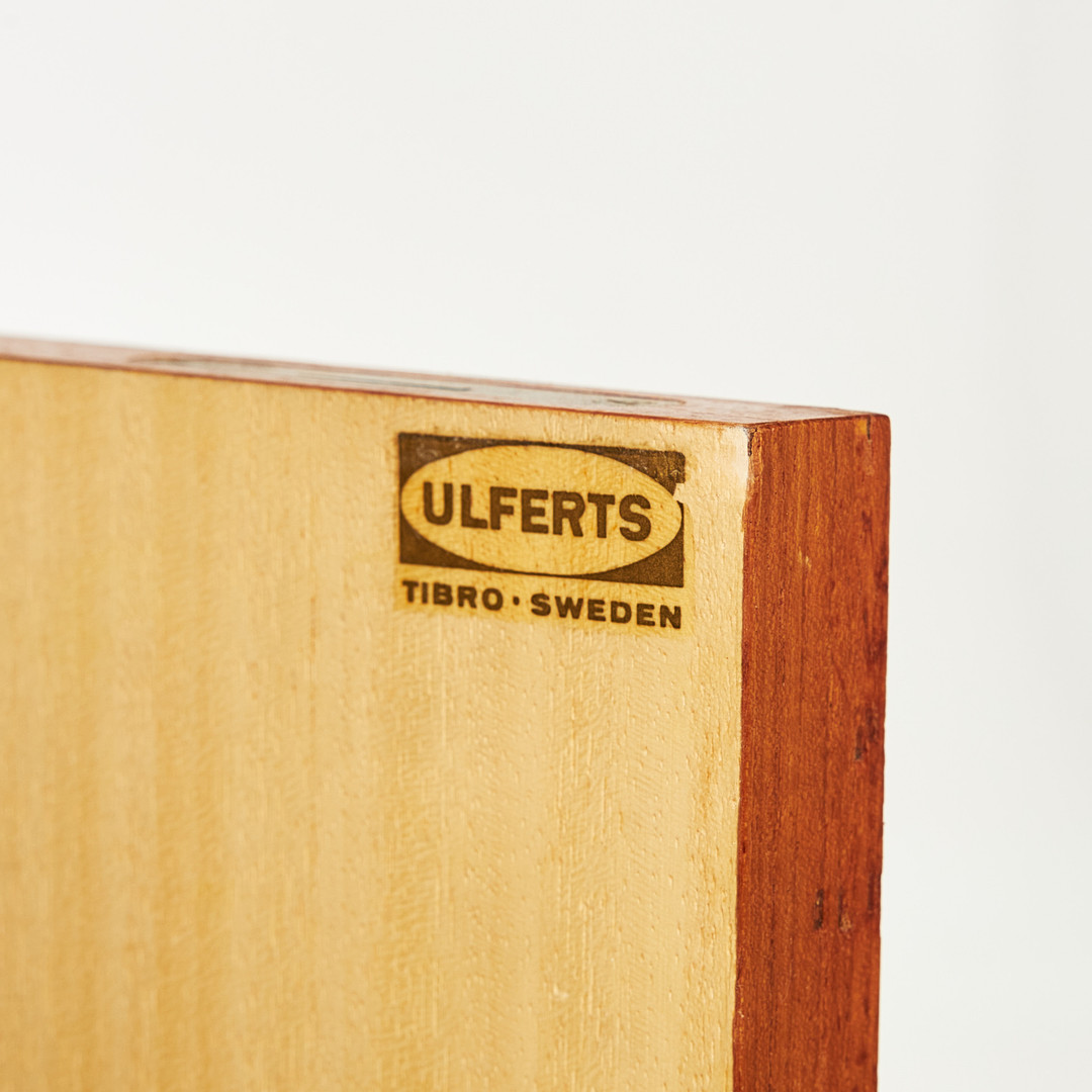 TAGE OLOFSSON. Sideboard / skänk, teak, 3 draglådor samt skåpdel, märkt, Ulferts, 1950/60-tal.