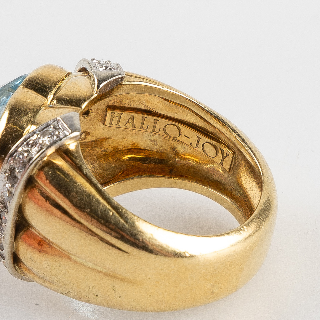 COCKTAILRING, 18K guld,