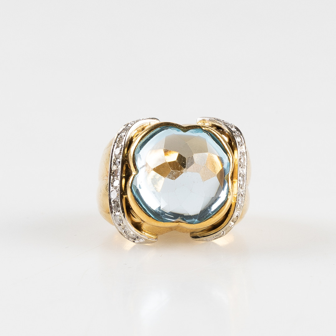 COCKTAILRING, 18K guld,