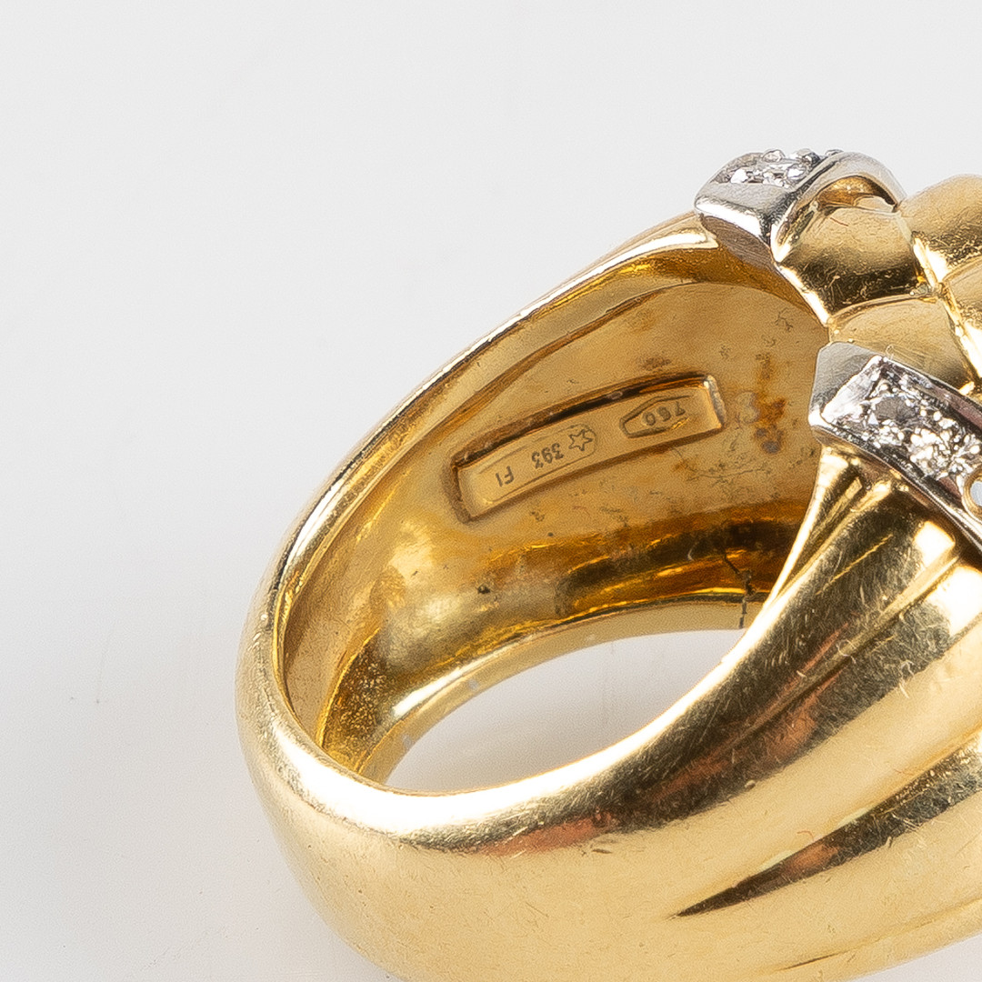 COCKTAILRING, 18K guld,