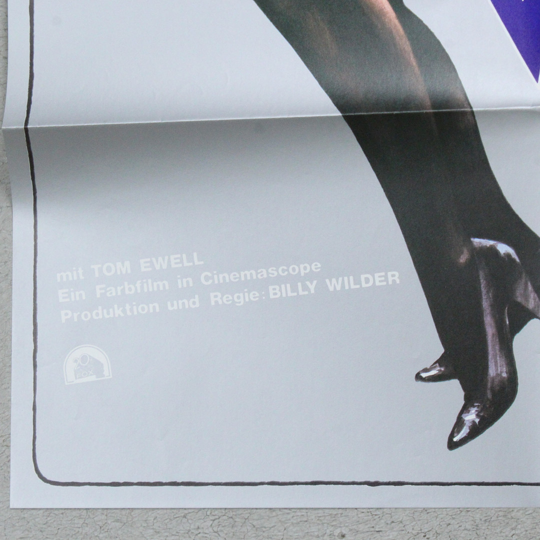 Deutsche Filmplakate - 'Die oberen Zehntausend', 'Picknick', 'Das verflixte 7. Jahr' und 'Dschingis Khan'.