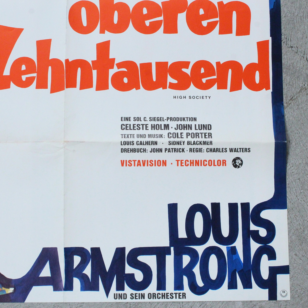 Deutsche Filmplakate - 'Die oberen Zehntausend', 'Picknick', 'Das verflixte 7. Jahr' und 'Dschingis Khan'.