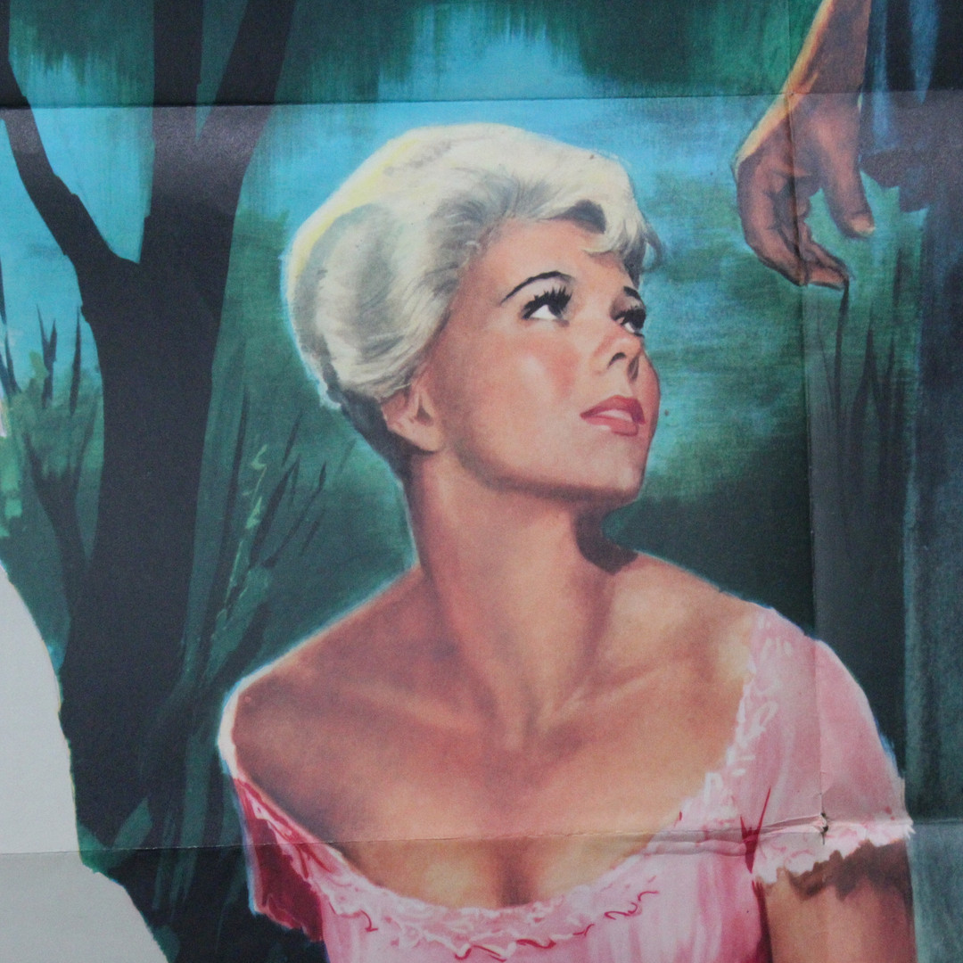Deutsche Filmplakate - 'Die oberen Zehntausend', 'Picknick', 'Das verflixte 7. Jahr' und 'Dschingis Khan'.