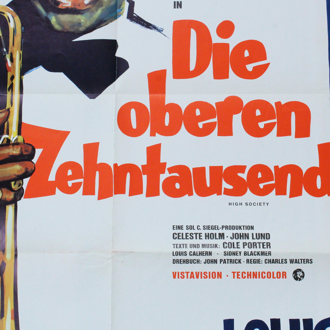 Deutsche Filmplakate - 'Die oberen Zehntausend', 'Picknick', 'Das verflixte 7. Jahr' und 'Dschingis Khan'.