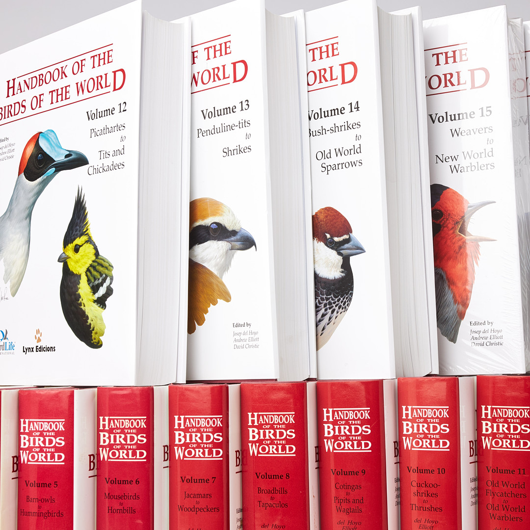 HANDBOOK OF THE BIRDS OF THE WORLD, 16 dlr., del Hoyo, Sargatal, Elliott, BirdLife International / Lynx Edictions.