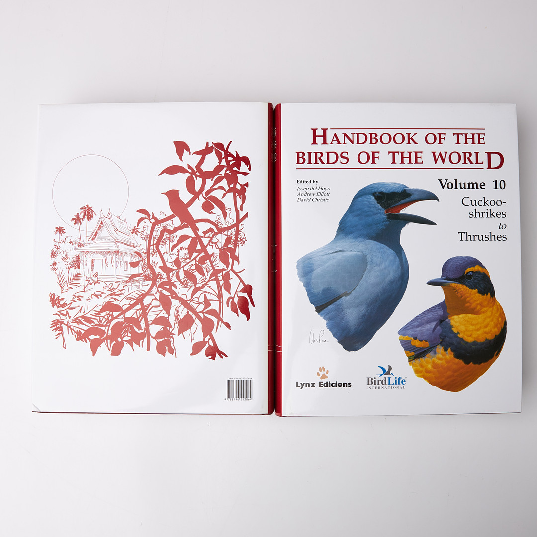 HANDBOOK OF THE BIRDS OF THE WORLD, 16 dlr., del Hoyo, Sargatal, Elliott, BirdLife International / Lynx Edictions.
