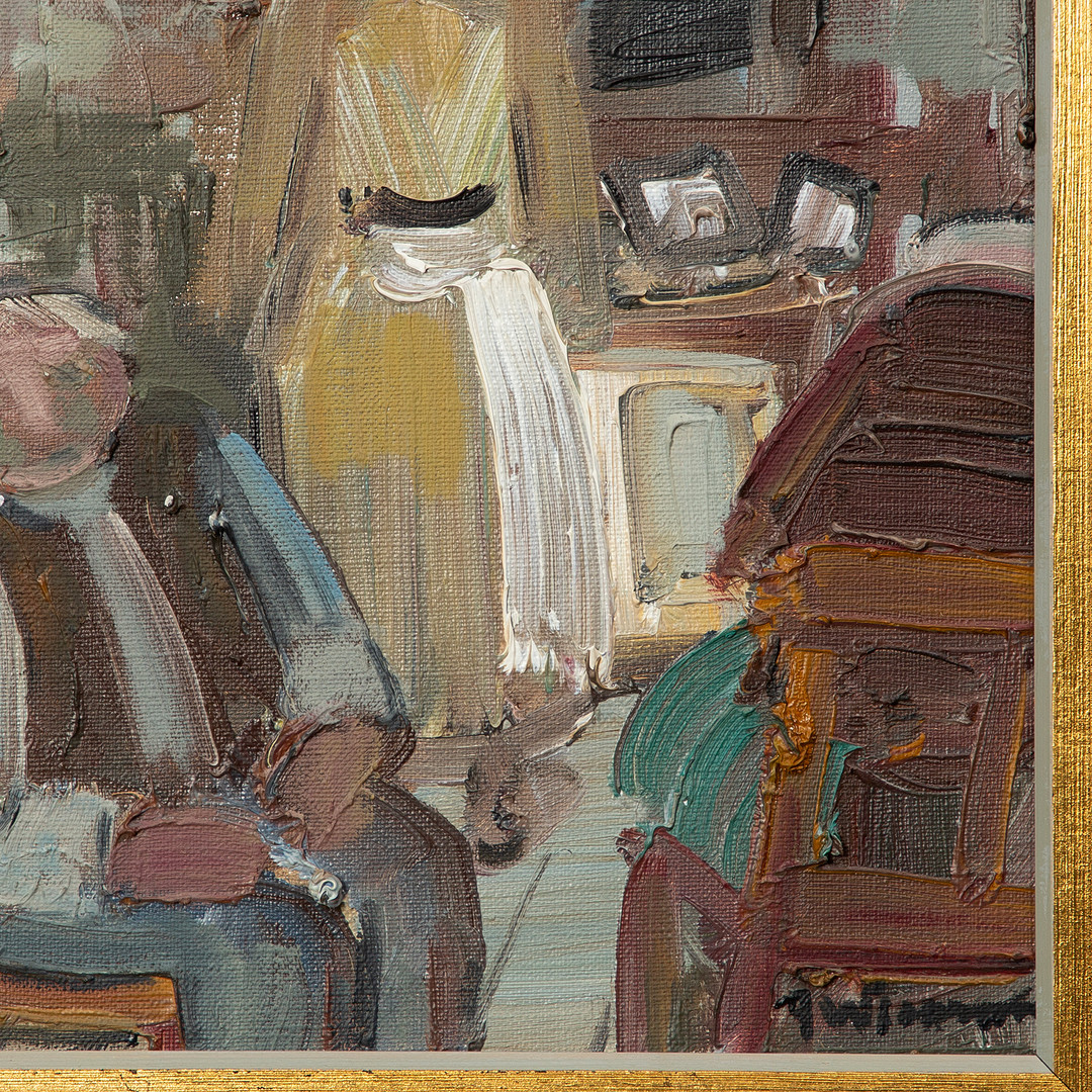 ÅKE WICKSTRÖM. olja på duk, signerad.