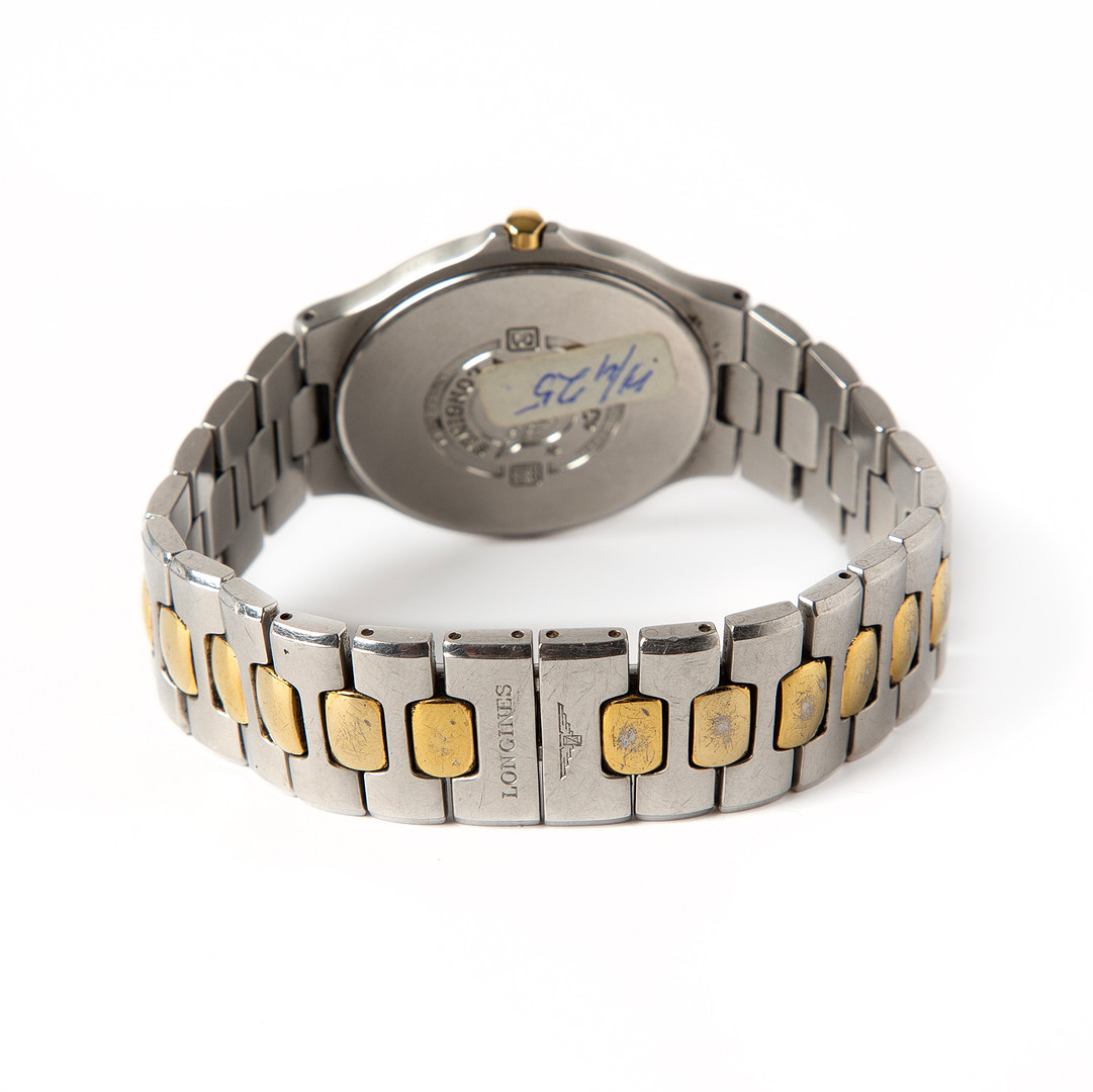 LONGINES, armbandsur, Conquest, doublé och stål, 1900-tal.