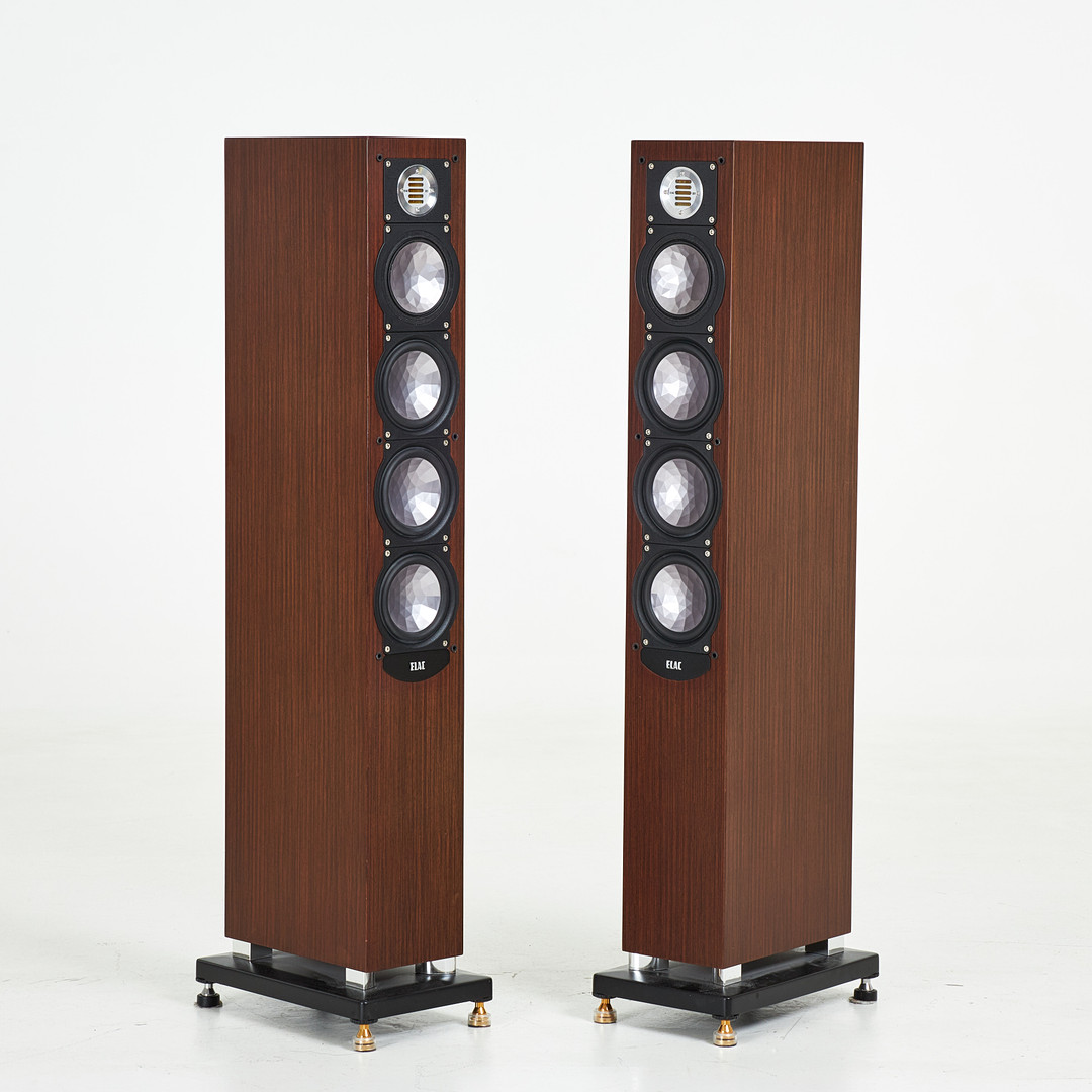 HÖGTALARE, 1 par, Elac FS248, finish Mocha veneer, omkring 2010.