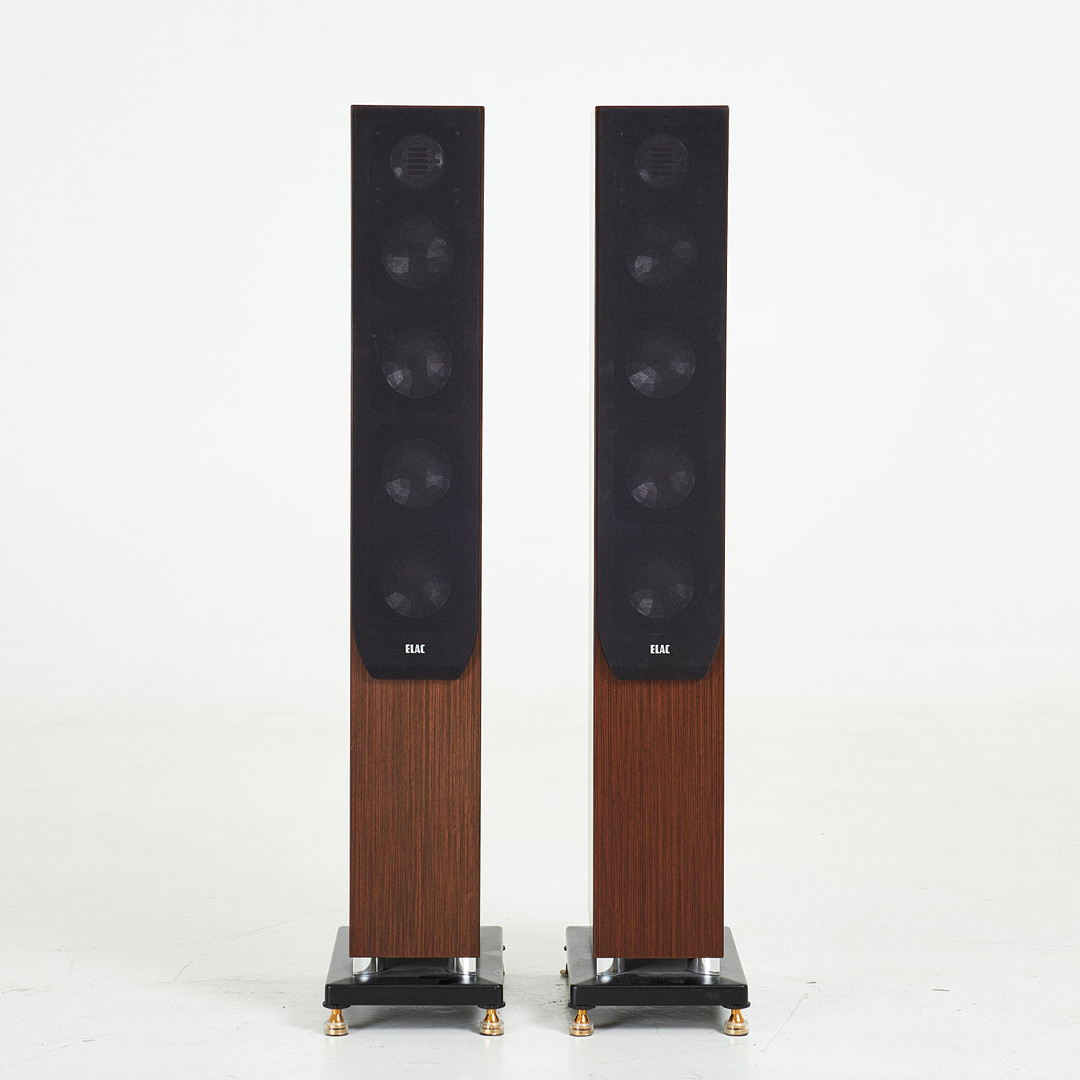 HÖGTALARE, 1 par, Elac FS248, finish Mocha veneer, omkring 2010.