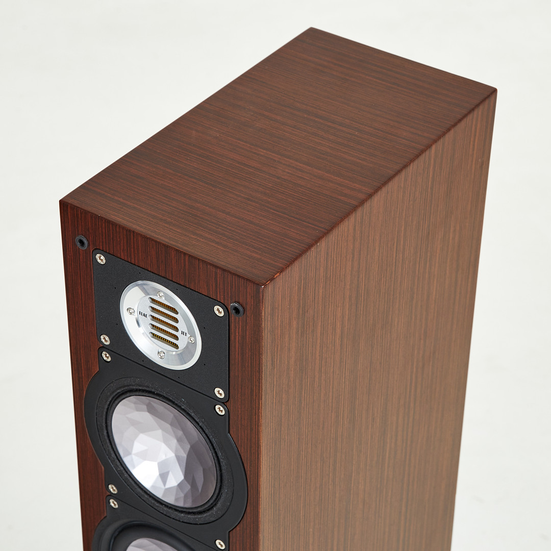 HÖGTALARE, 1 par, Elac FS248, finish Mocha veneer, omkring 2010.