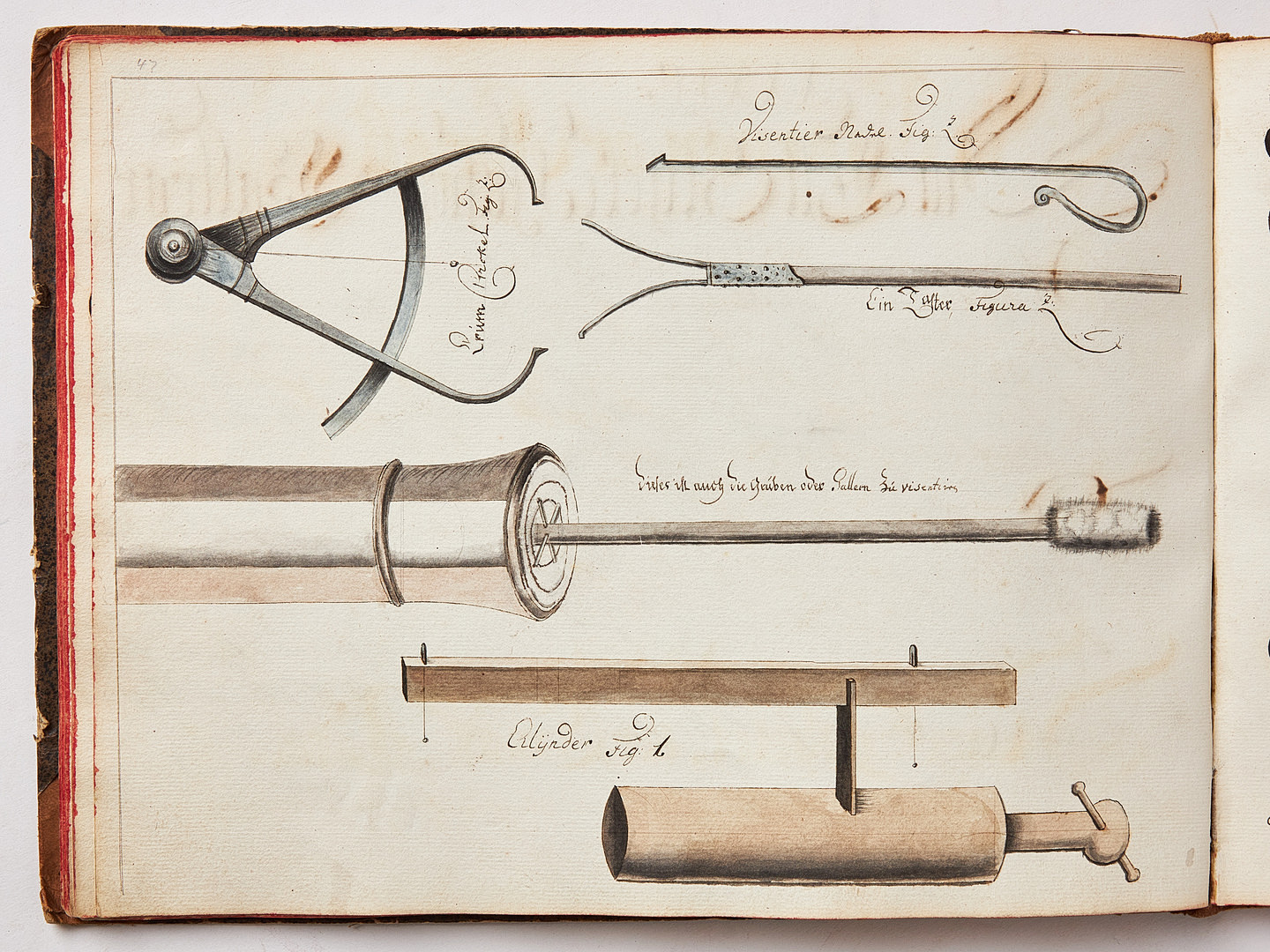ILLUSTRERAD HANDSKRIFT MILITARIA, proveniens Adam Horn.