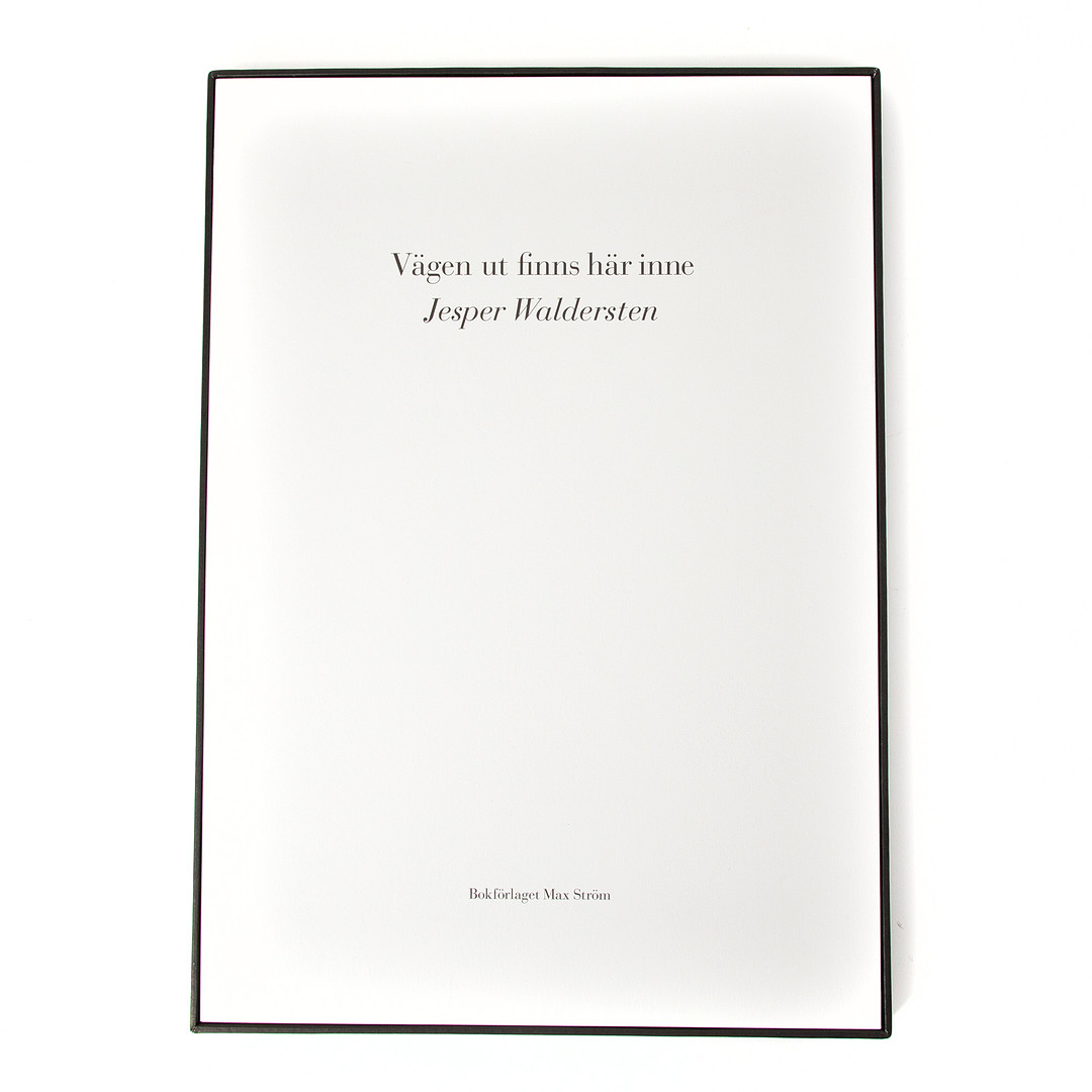 JESPER WALDERSTEN. Konstbok/mapp,