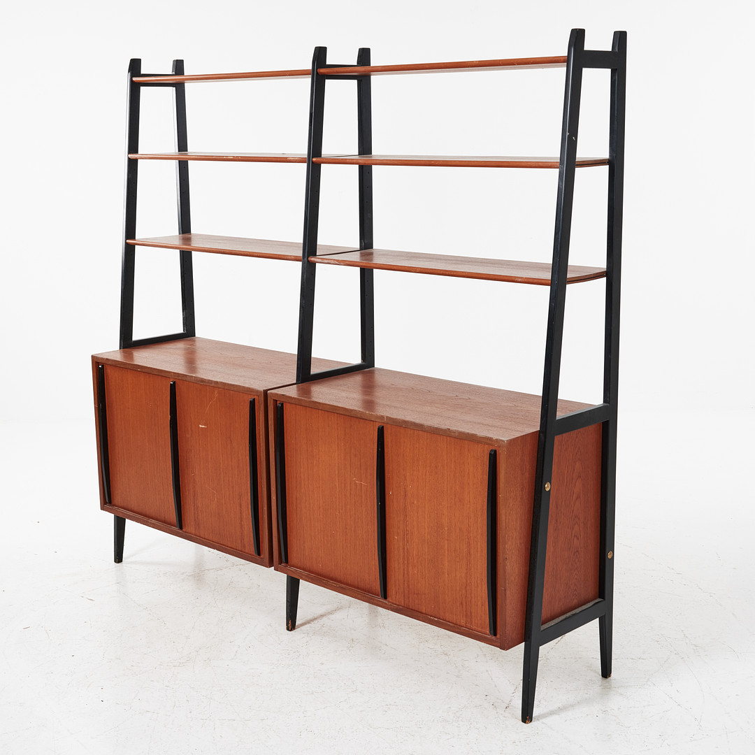 BOKHYLLA, teak, 1960-tal.