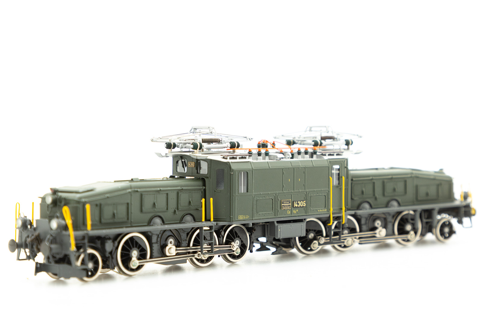 Fulgurex, H0 Modell einer Dampflok SBB Ce 6/8 III Krokodil.
