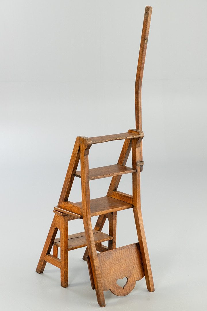 Library Ladder Chair, England, 19. Jh.