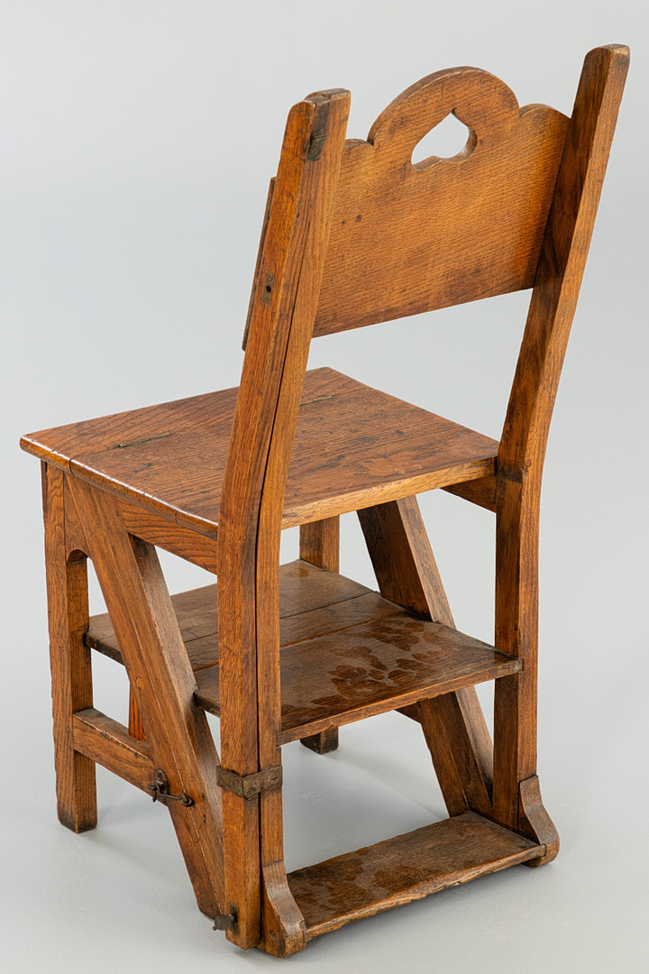 Library Ladder Chair, England, 19. Jh.