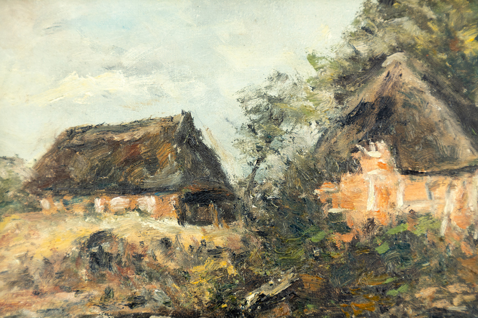 PHILIPP KARL SEITZ (1901-1982). Am Dorfteich (Altes Land).