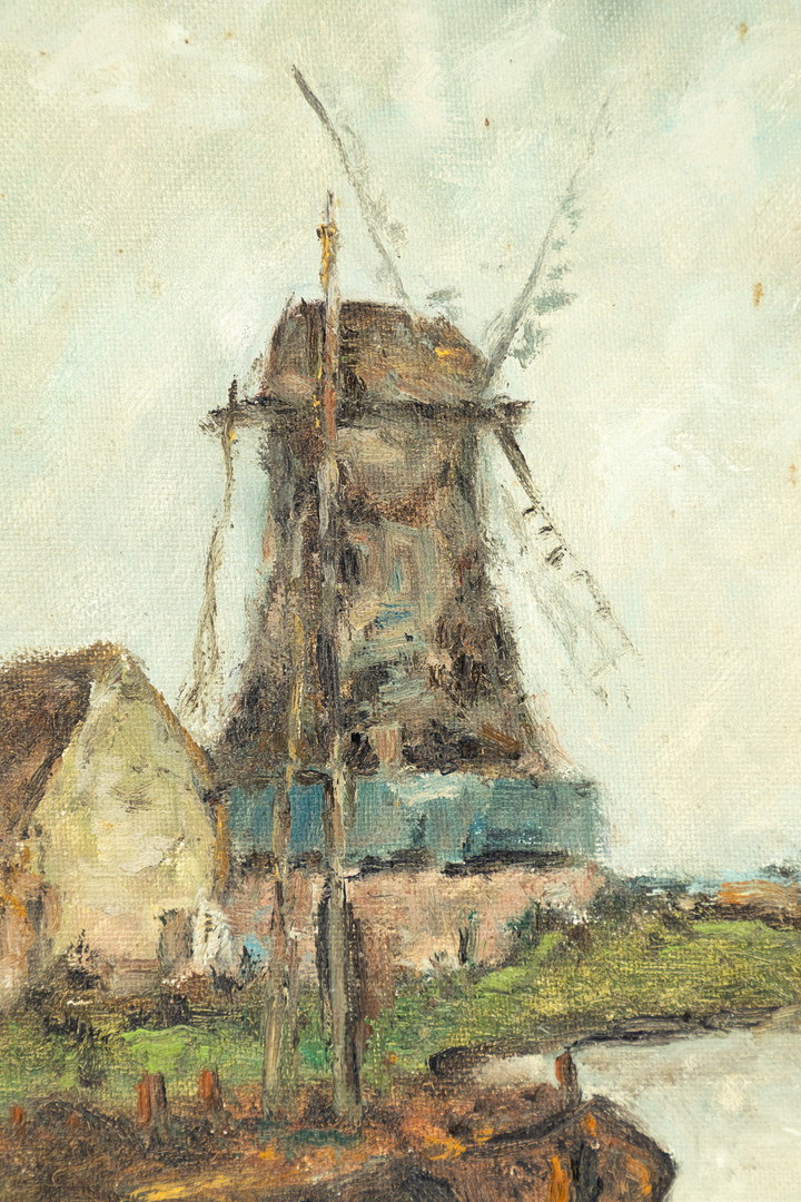 PHILIPP KARL SEITZ (1901-1982). Mühle am Wasser.