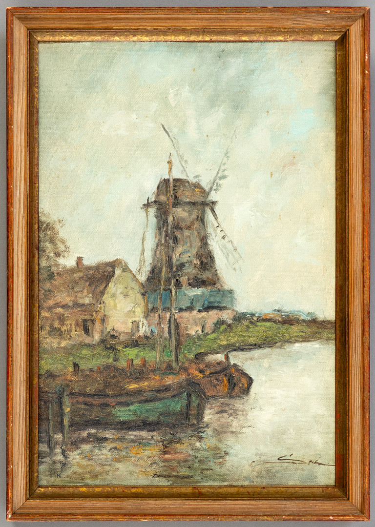 PHILIPP KARL SEITZ (1901-1982). Mühle am Wasser.