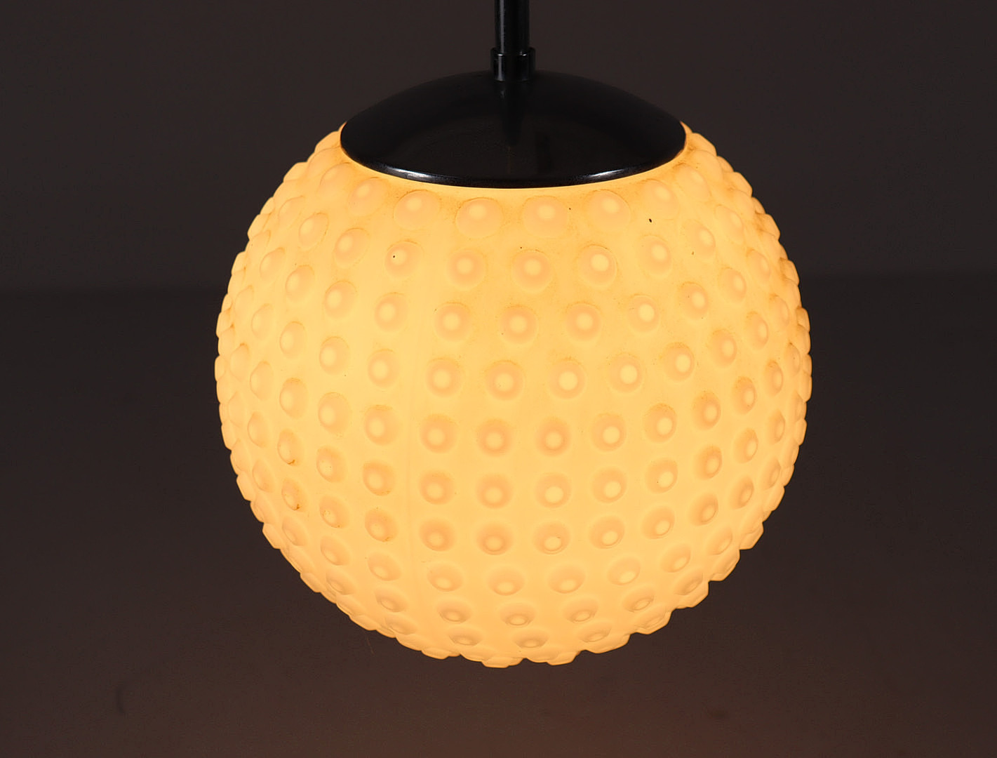 2er Set Bubble Space Age Opalglas Deckenlampen/Deckenleuchte von Rolf Krüger für Staff, Deutschland, 1970er Jahre.