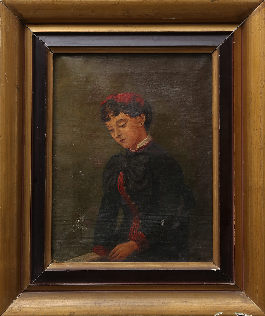 CATALAN SCHOOL, 20TH CENTURY. A girl.