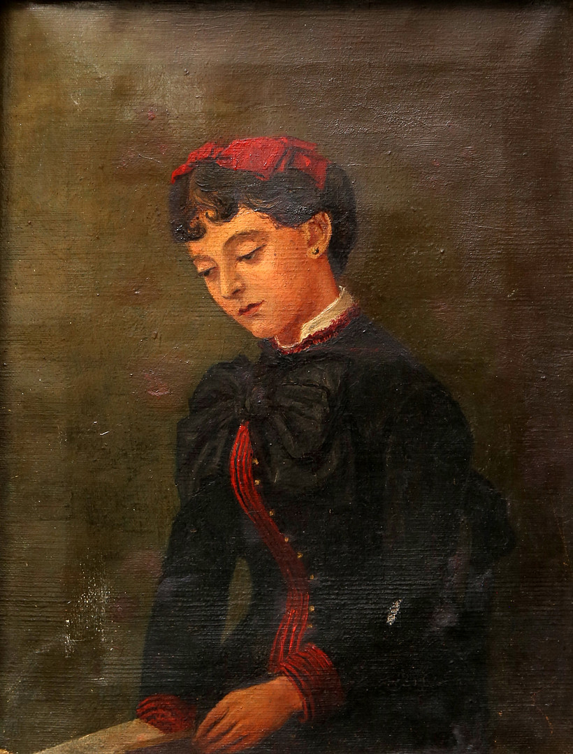 CATALAN SCHOOL, 20TH CENTURY. A girl.