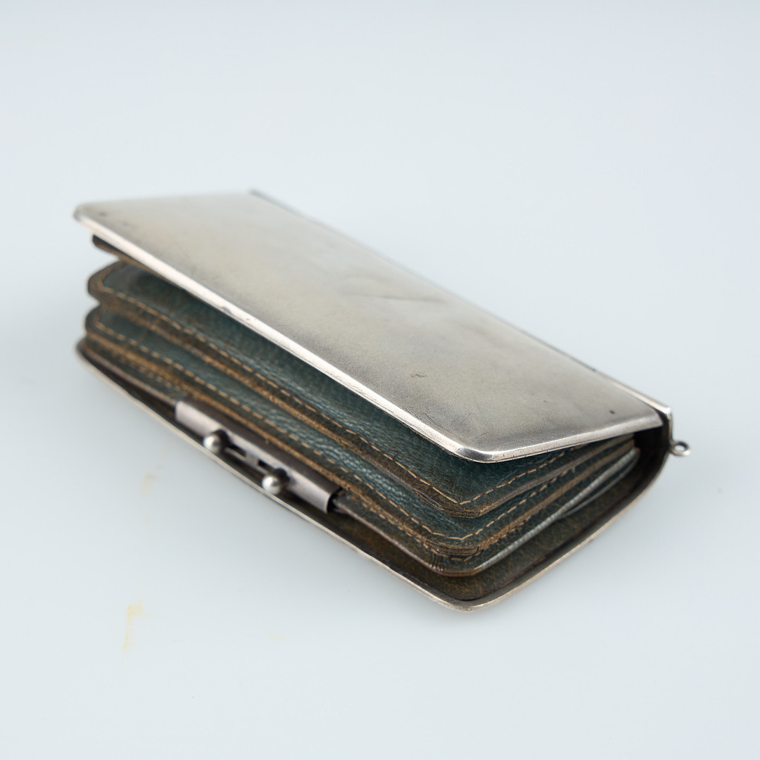 BÖRS, silver, läder, St Petersburg 1900-talets början.