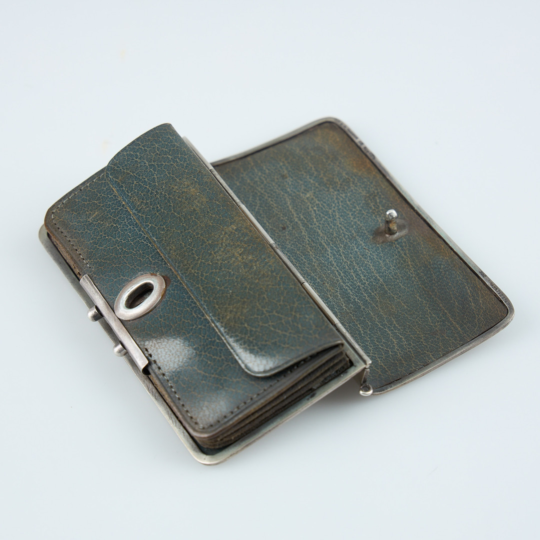 BÖRS, silver, läder, St Petersburg 1900-talets början.