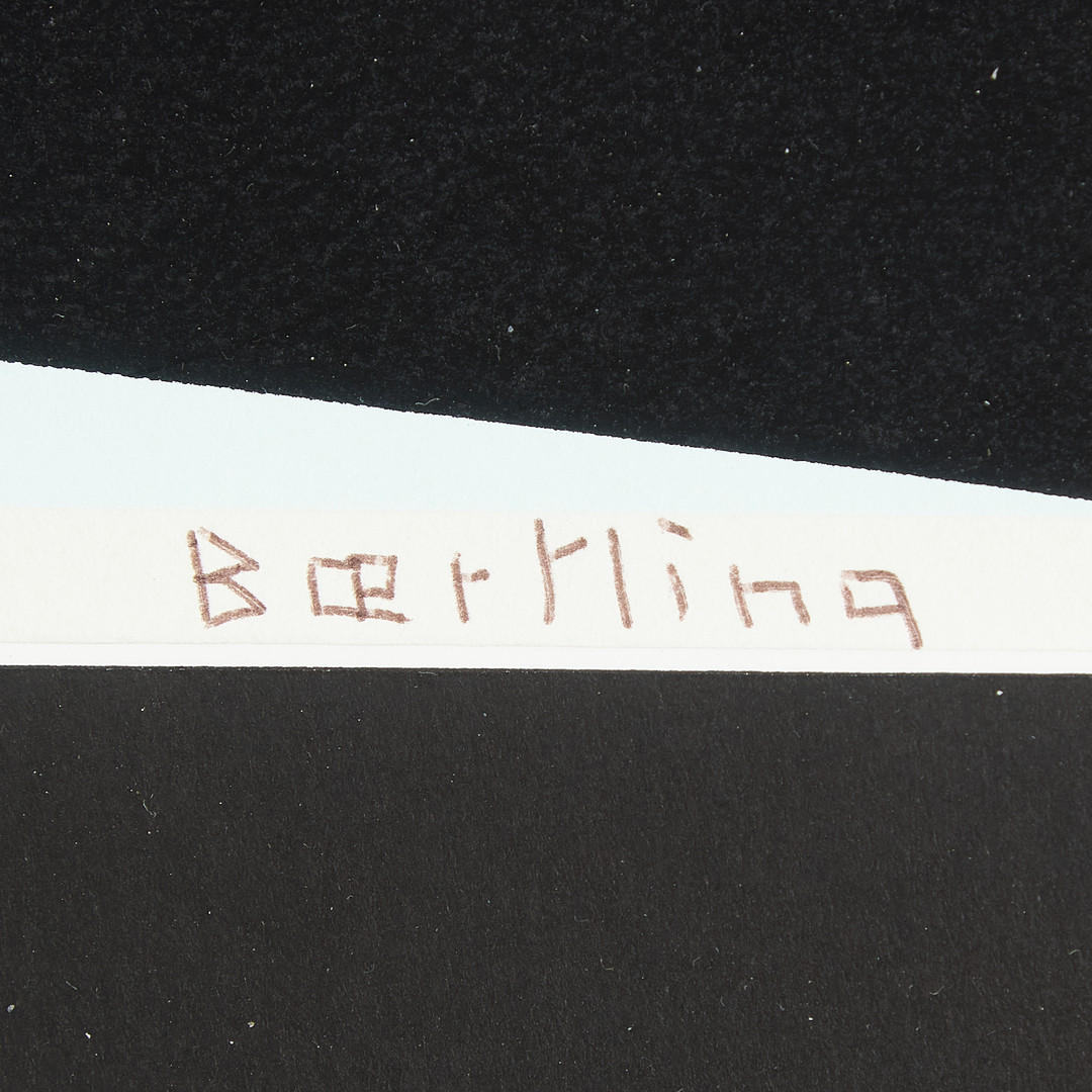 OLLE BAERTLING. Komposition, färglitografi, signerad Baertling, 54/300, 1951-68.
