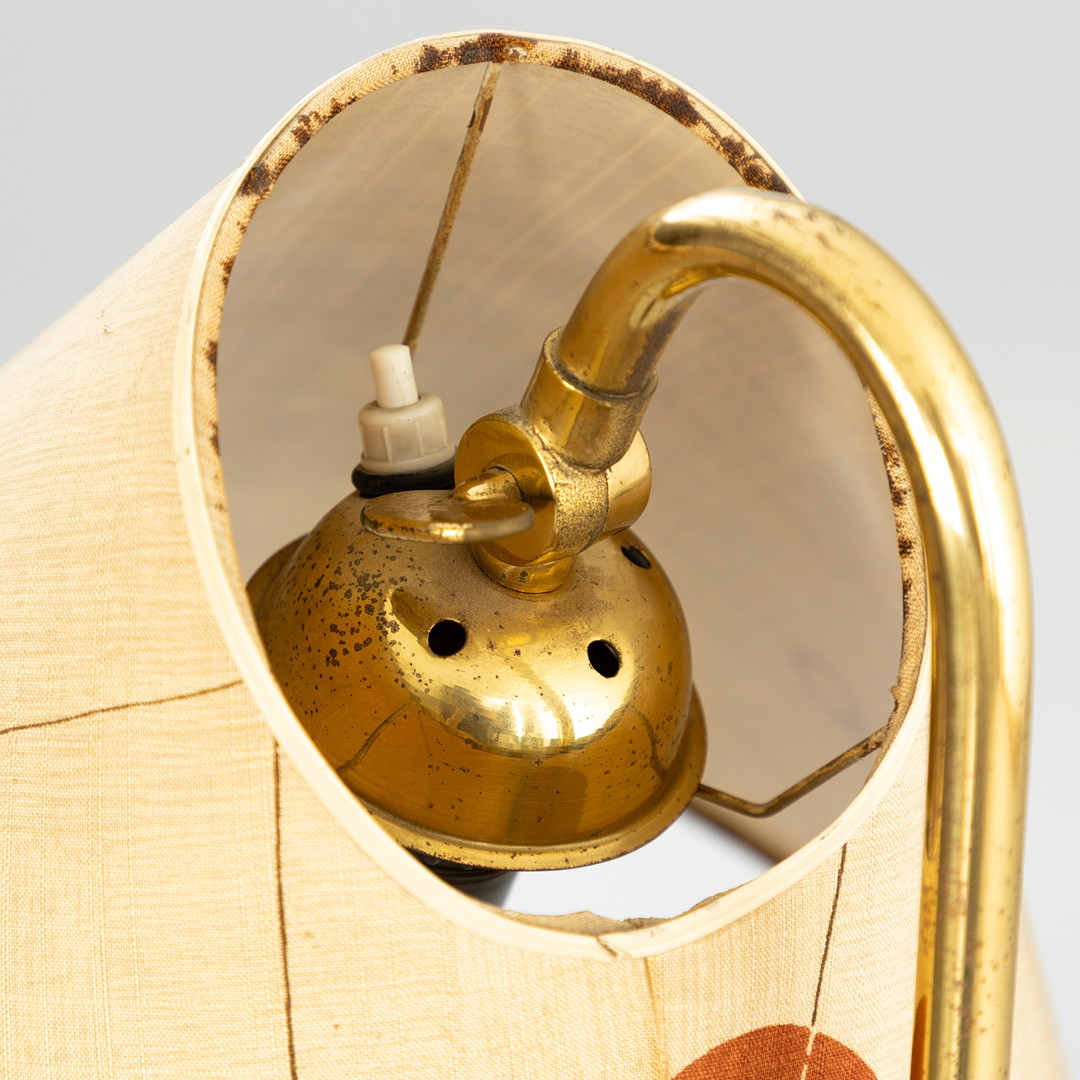 Messing Stehlampe, 1950er Jahre.