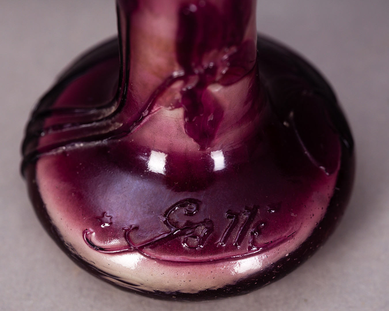 GALLÉ. Emil Charles Martin, kleine Vase, Nancy 1904.